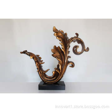European style hotel decoration resin sculpture